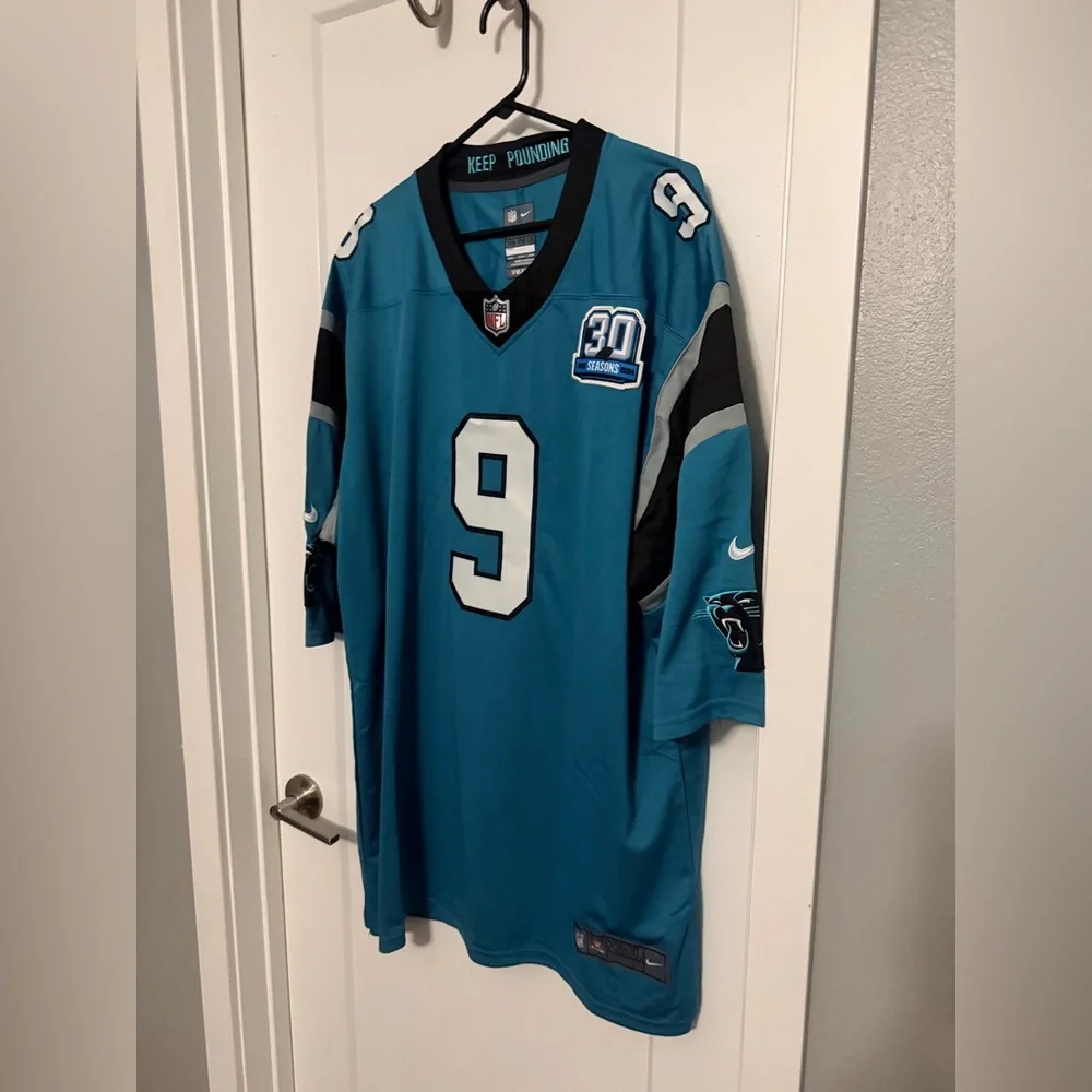 New 4XL Bryce Young Carolina Panthers Blue Jersey - Picture 4 of 9